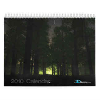 3D Landscapes - 2010 Wall Calendar