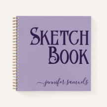 3D lavender sketching book by artist name