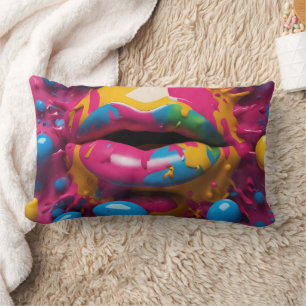 3D Lips - Lumbar Cushion