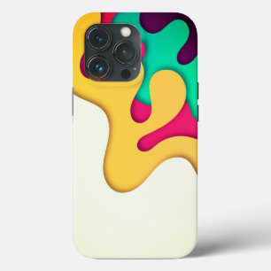 3D Liquid Pattern iPhone 13 Pro Case