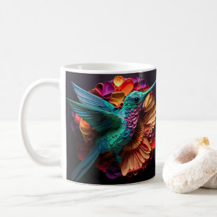 3D Looking Printed Hummingbirds Coffee Mug