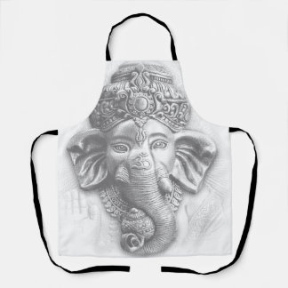 3d Lord Ganesha - Om Apron