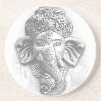 3d Lord Ganesha - Om Coaster