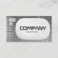 3d Lozenge - Glass Wall Black and White