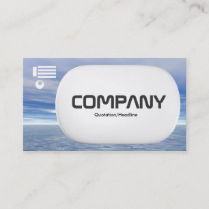 3d Lozenge - Sea and Sky Business Card