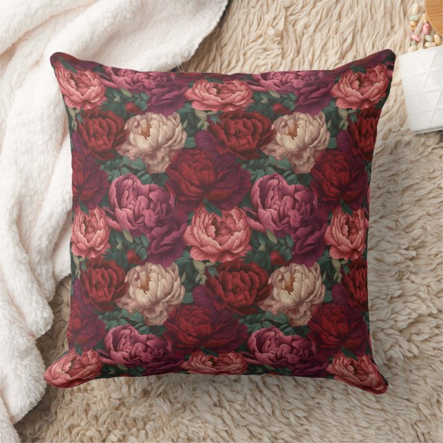 3d lush peony blooms  cushion (Blanket)