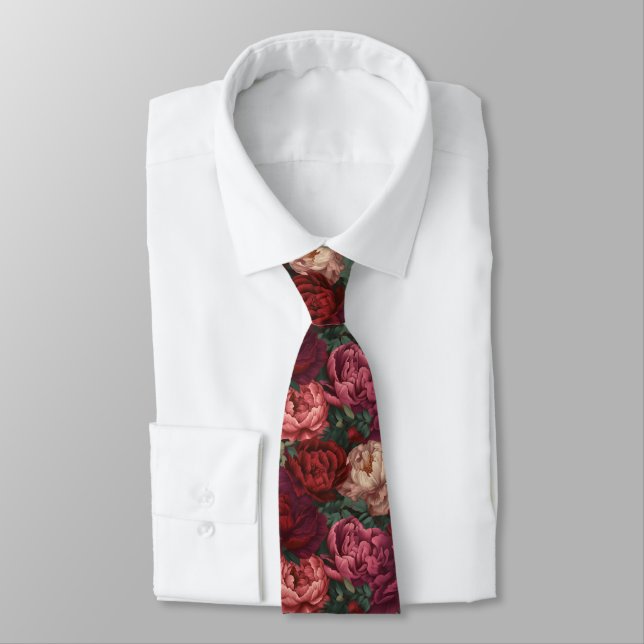 3d lush peony blooms  tie (Tied)