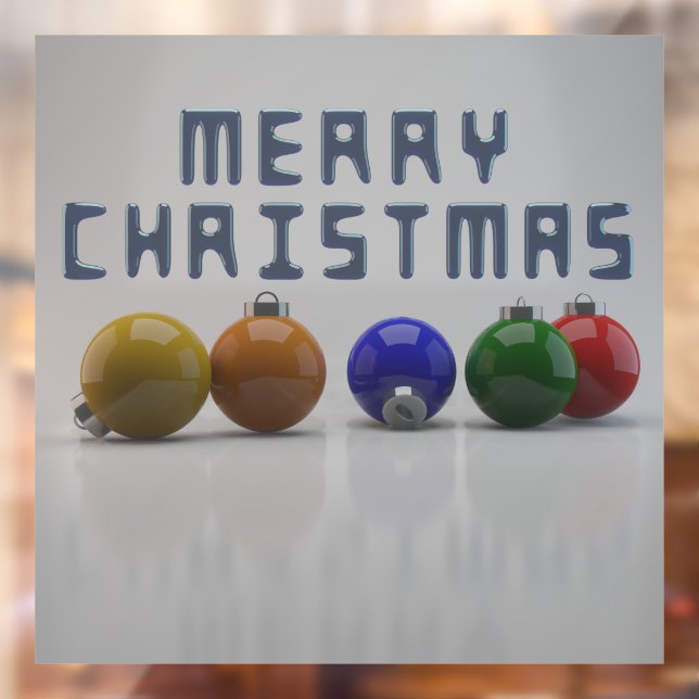 3d Merry Christmas Design Christmas Ornaments (Sheet 2)