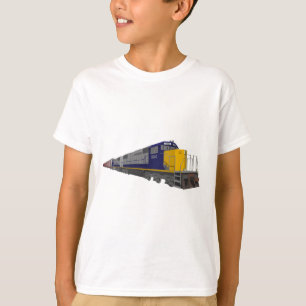 3D Model: Freight Train: Railroad: T-Shirt