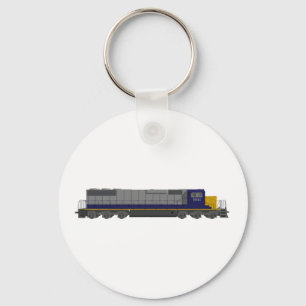 3D Model: Train Engine: Railroad: Key Ring