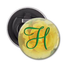 3d Monogram Yellow Rose