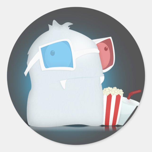 3D Monster Sticker (Front)