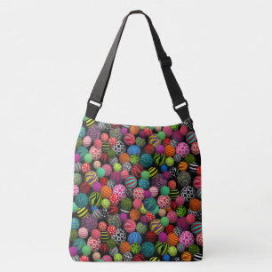 3D Multicolor Balls Crossbody Bag