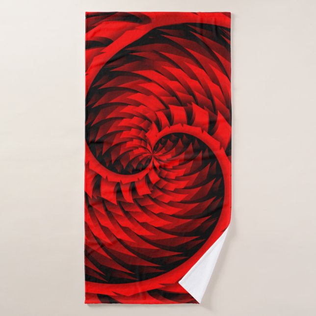 3D New Design On Unique Shape3d,3d background,3d g Bath Towel (Bath Towel)