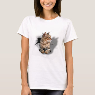 3d cat tee shirts