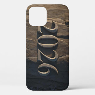 3D Number Design for New Year 2026 iPhone 12 Case