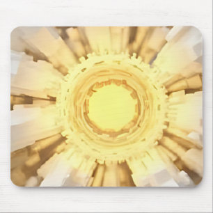 3D Number Design for New Year 2026 Mouse Pad