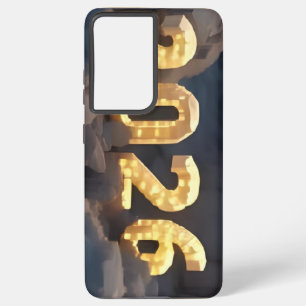  3D Number Design for New Year 2026 Samsung Galaxy Case