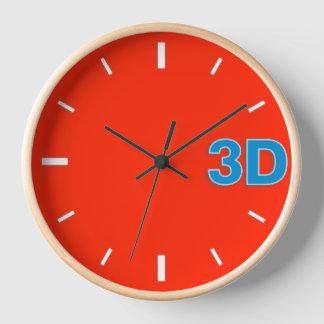 3D O'Clock 2. Clock