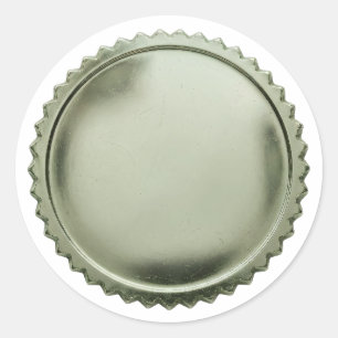 3D Olive Khaki Seals Foil Starburst Award Medal