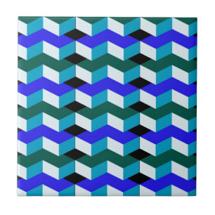 3d optical illusion ceramic tile