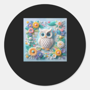 3d Owl #1 Sticker 