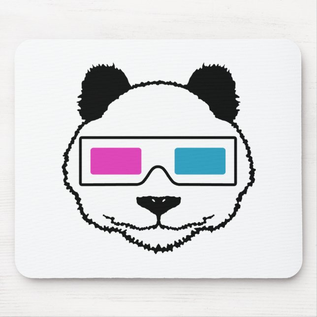 3D Panda Mouse Pad (Front)
