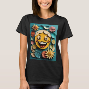 3D Paper Art Design T-shirt