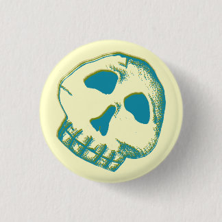 3D Paper Skull button