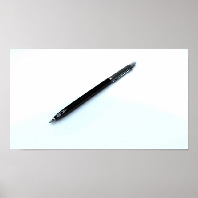 3d Parker pen Poster (Front)