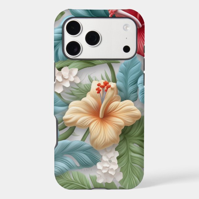 3D Pastel Color Flowers (Back)