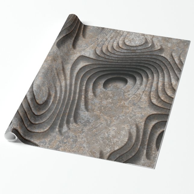 3D Patterns 1 Wrapping Paper (Unrolled)