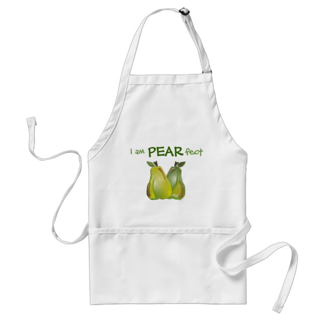 3D Pear Humour Standard Apron (Front)