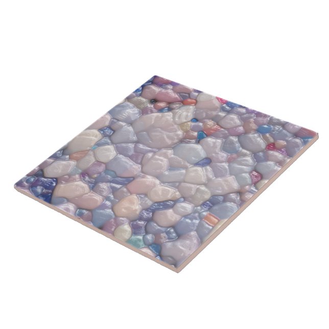 3D Pebble Surface Ceramic Tile (Side)