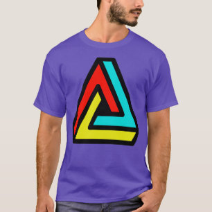 3D Penrose Impossible Triangle 1 T-Shirt