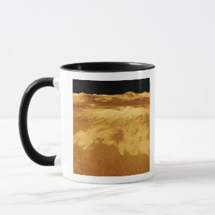 3D Perspective View of Sapas Mons on Venus Mug
