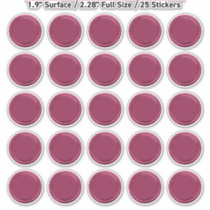 3D Pink Foil Seal Starburst Excellence Award Medal