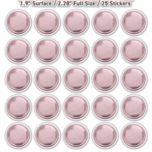3D Pink Foil Seal Starburst Excellence Award Medal