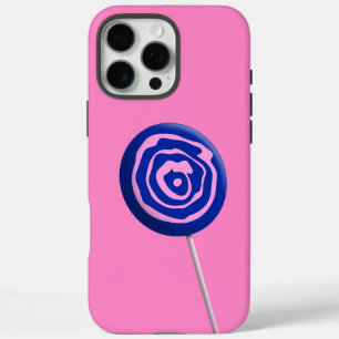 3D pink twirled lollipop iPhone 16 Pro Max Case