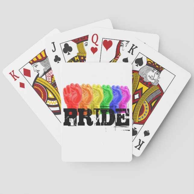 3D Pride Unity Playing Cards (Back)