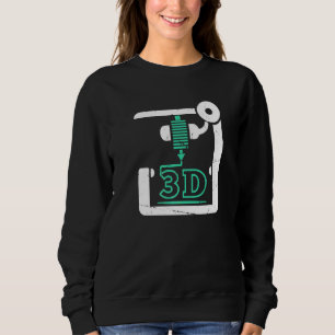 3d Printer Cnc G Code 3d Printer Sweatshirt