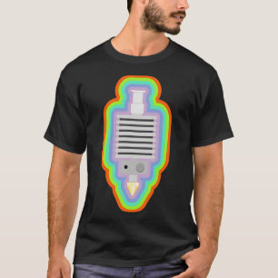 3D Printer Hotend with colourful border T-Shirt
