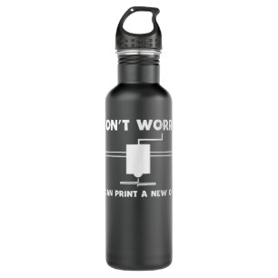 3D Printing   3D Printer Gift idea for Geeks 710 Ml Water Bottle