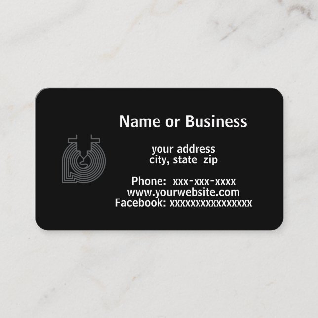 3D Printing Business Card (Front)