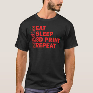 3D Printing Designs Men Women 3D Printer Enthusias T-Shirt