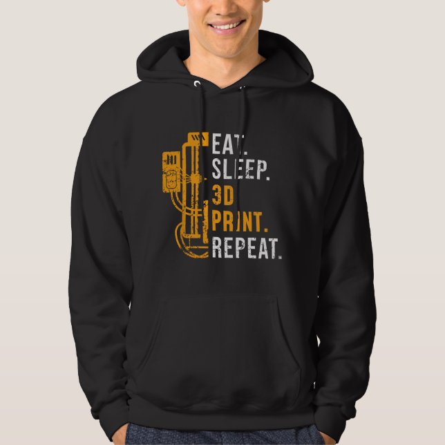 3D Printing for a 3D-Printer Enthusiast Hoodie (Front)