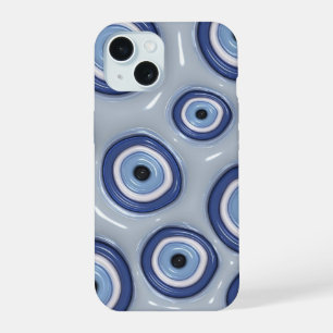 3D Puffy Evil Eye Positive Vibes Phone Case