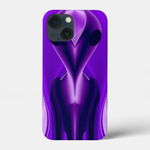 3D Purple Rainbow Dreams , Alien iPhone 13 Mini Case