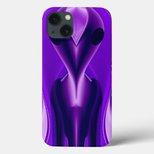 3D Purple Rainbow Dreams , Alien iPhone 13 Case