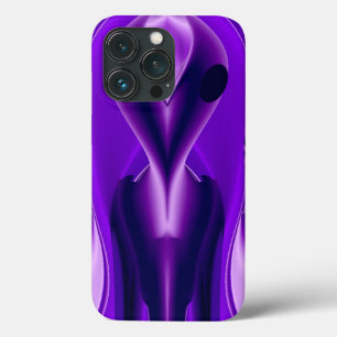 3D Purple Rainbow Dreams , Alien iPhone 13 Pro Case